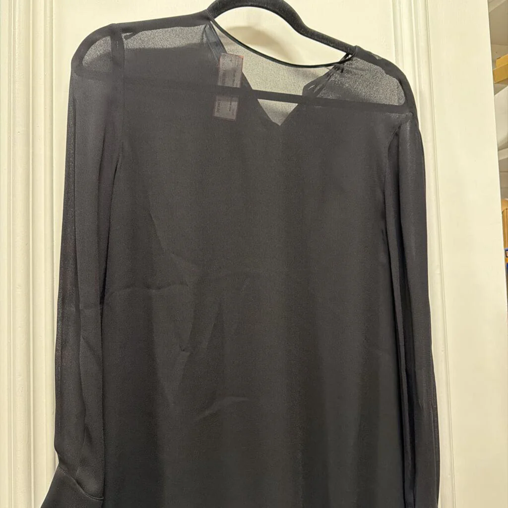 Black Sheer Blouse